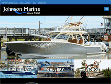 Tablet Screenshot of johnson-marine.com